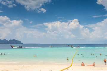 Fototapeta premium TUP ISLAND Beach sea view in Krabi Thailand