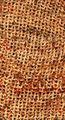 Old Brown Fabric Background with Texture