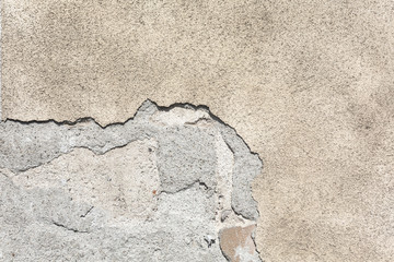  plaster walls of the old building.