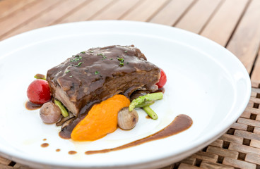 Slow cook roasted Rib