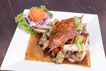 Black pepper crab
