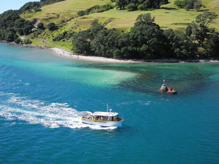 Entering Tauranga Harbor