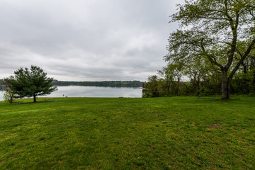 Lake Marburg in Codorus State park in Hanover, Pennsylvania