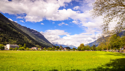 Obraz premium Beautiful landscape of Interlaken, Switzerland