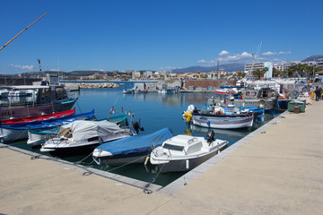 Fototapeta na wymiar Port du Cros de Cagnes