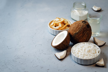 List of coconut dishes. Coconut chips; coconut water; coconut butter and coconut flakes