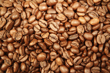 Roasted coffee beans