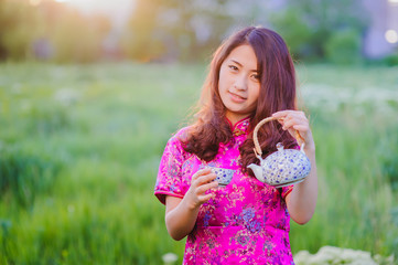 Traditional chinese tea ceremony