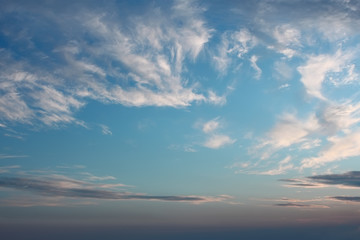 Fototapeta premium Beautiful cloudscape after sunset
