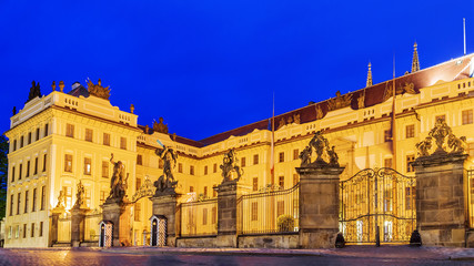 Fototapeta na wymiar Royal palace in prague, czech republic