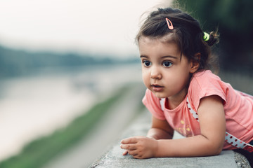 Portrait of a pretty girl.