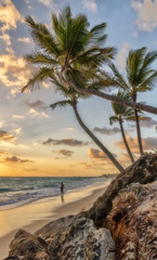 Naklejka premium Morning in Punta Cana.