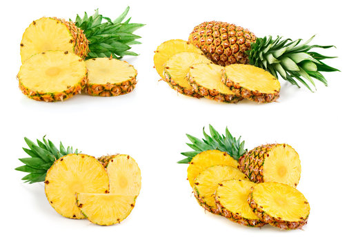 pineapple isolated on white