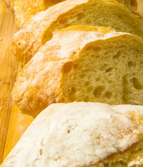 loaf of white wheat bread