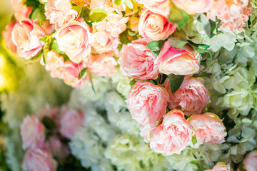 Beautiful flowers for valentines and wedding scene .