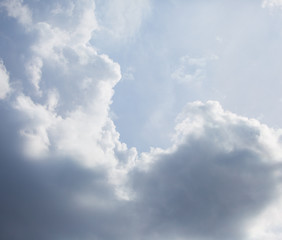 Beautiful cloudy sky