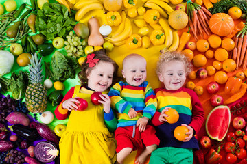 Healthy fruit and vegetable nutrition for kids