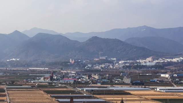 Gyeongsan, KOREA, Landscapce of countryside