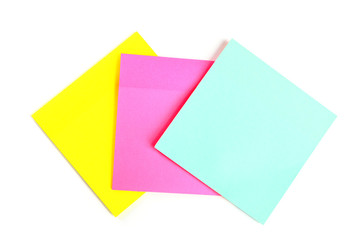 Colorful sheets for writing