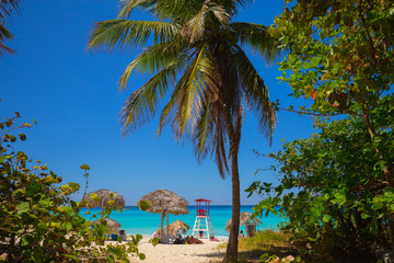 CUBA. VARADERO. Beautiful Varadero beach.