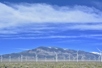Windmills in White Pine County Nevada