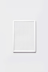 A aluminum photo(picture) frame) isolated white.