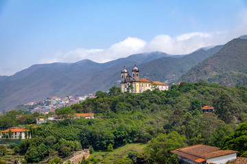 Fototapeta na wymiar Sao Francisco de Paula Church - Ouro Preto, Minas Gerais, Brazil