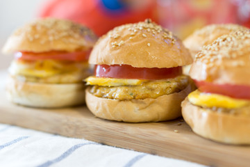 ハンバーガー　手作り