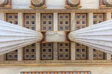 Rolgordijnen Athene Academie plafond detail © Rawf8