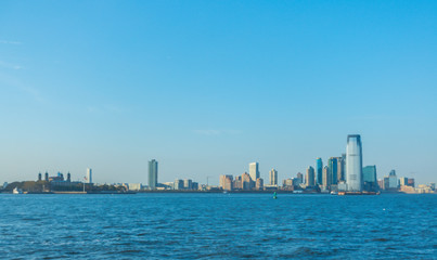 Naklejka premium Panoramę Manhattanu, Nowy Jork. USA.