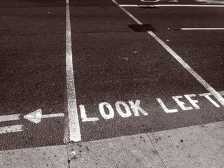 crosswalk pedestrian reminder