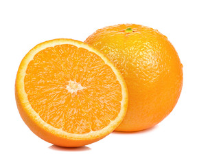 Orange isolated on the white background