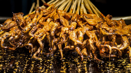 Grilled squid with sichuan pepper (Chinese style)