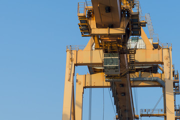 Crane at Cargo port