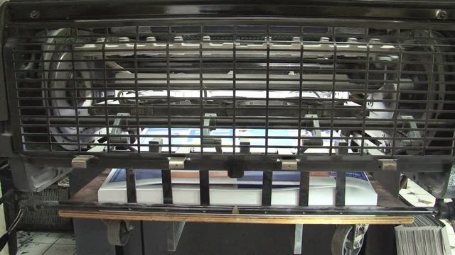Printing Press Close Up 4