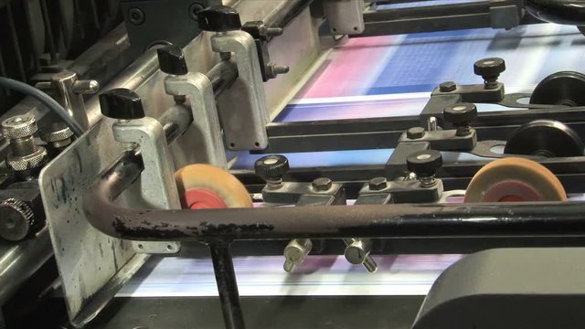 Printing Press Close Up 2