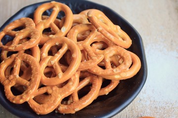 Salted pretzels