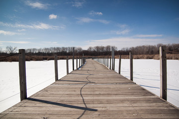 Fototapeta premium Winter Bridge