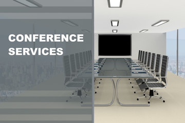 Conference Services concept