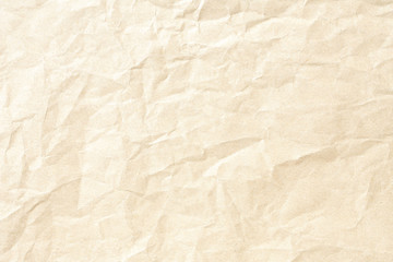 Old crumpled brown paper texture