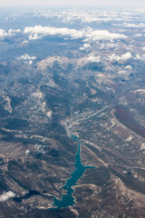 飛行機からの眺め
