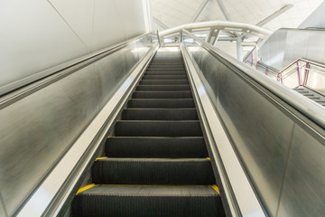 BANGKOK, THAILAND - APRIL 9, 2017 : Stair at the BTS station.