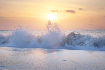 Waves sea splash
