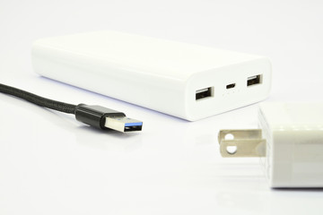 Portable power bank for charging mobile devices