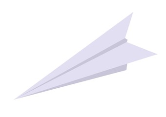 Fototapeta na wymiar papierowy samolot