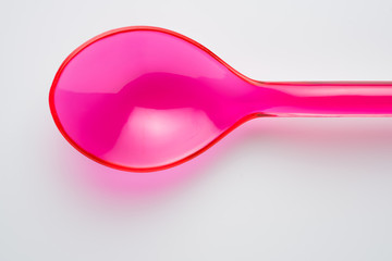 Color plastic swizzle sticks on white background