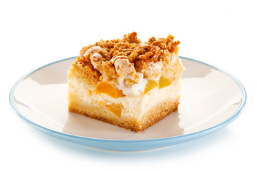 Cheesecake with fruits