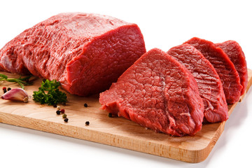 Fresh raw beef
