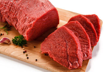 Fresh raw beef