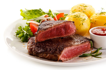Grilled steak